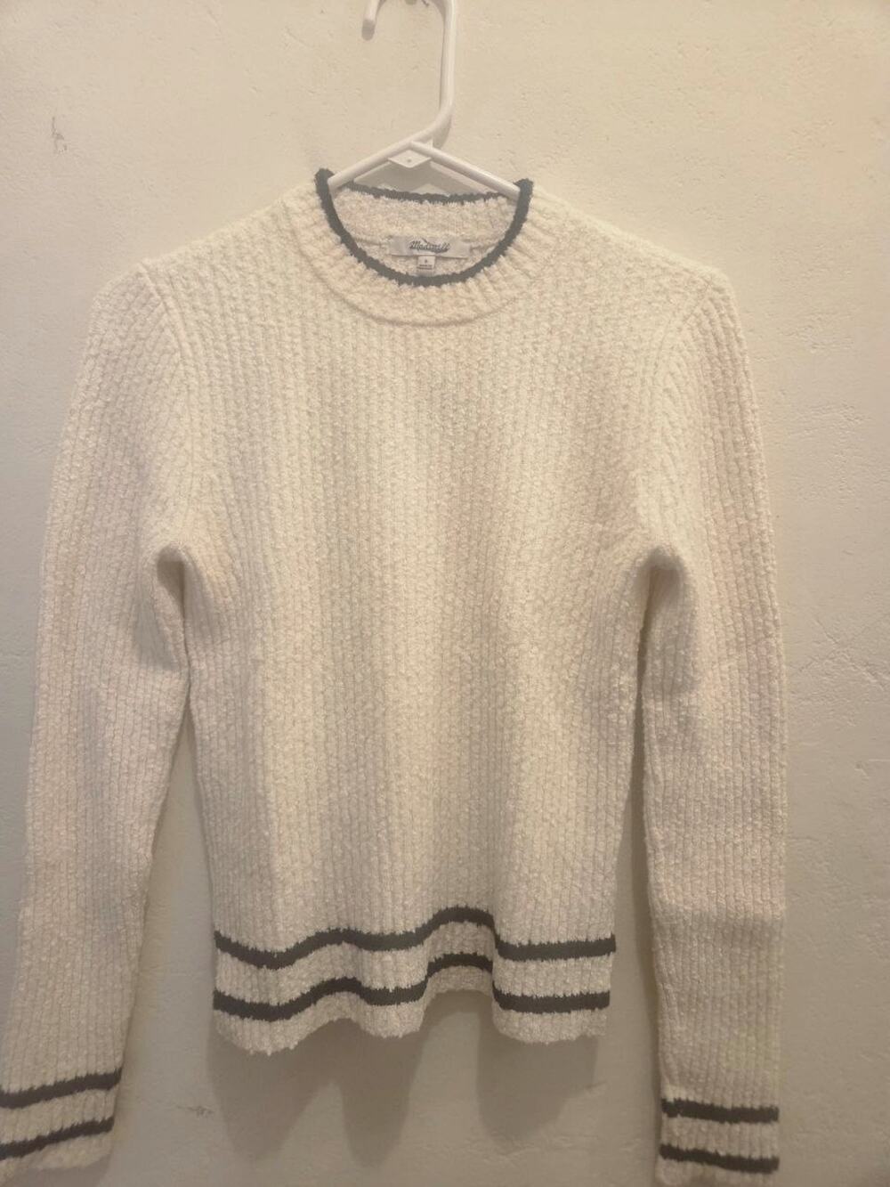 Madewell Women's White Sweater - Size S - NWT (New With Tags)